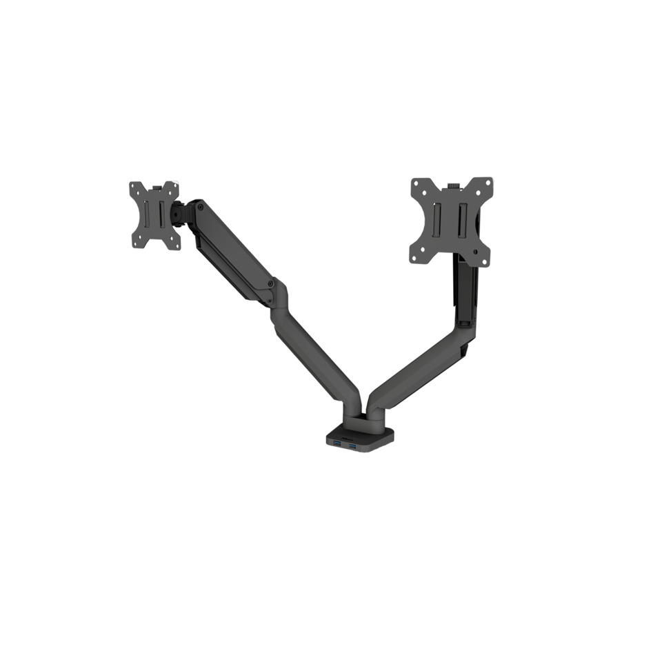 monitorarme, dualarme, desk-mount, verstellbar, VESA-montage,  Monitorarm,  Dualarm,  VESA Mount,  Schreibtischhalterung,  Aluminium