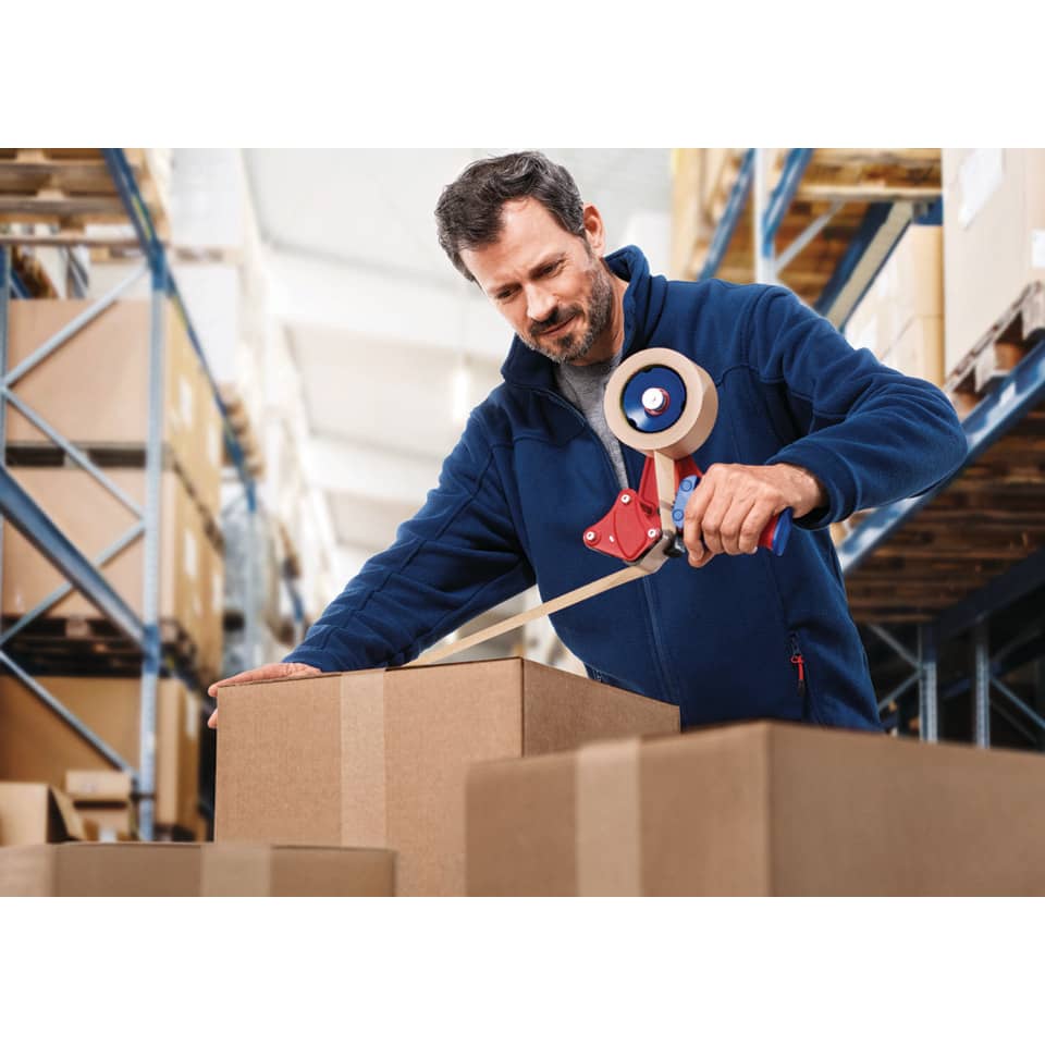 Karton, Verpackung, Etikettierwerkzeug, Tape, Lagerarbeit