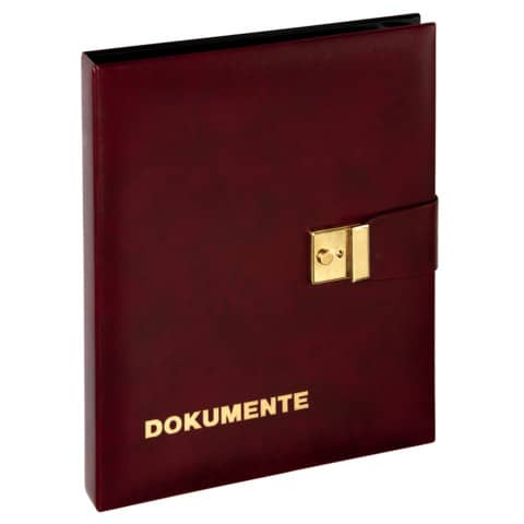 Dokumentenmappe weinrot   m.Sch.Kunst PAGNA 30503-31