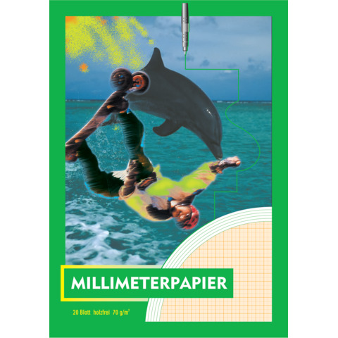 Millimeterpapierblock, A3, 70g/m², 20 Blatt PVP 2513