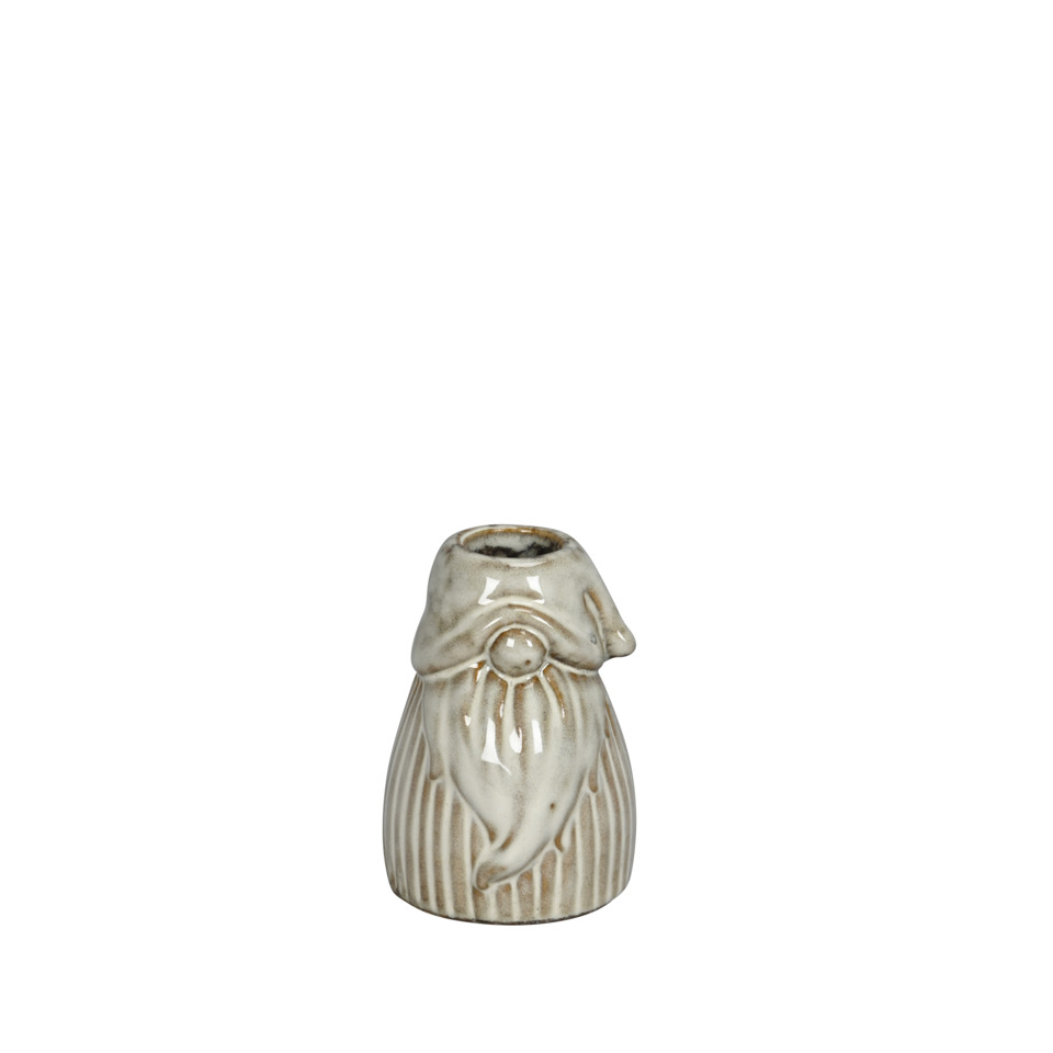 keramik, vase, glasiert, beige, texturiert
