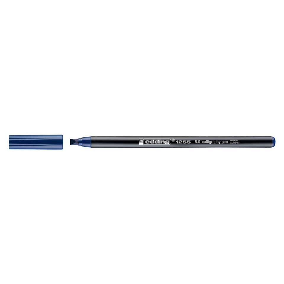 calligraphy pen, marker pen, blue pen, marker, stift