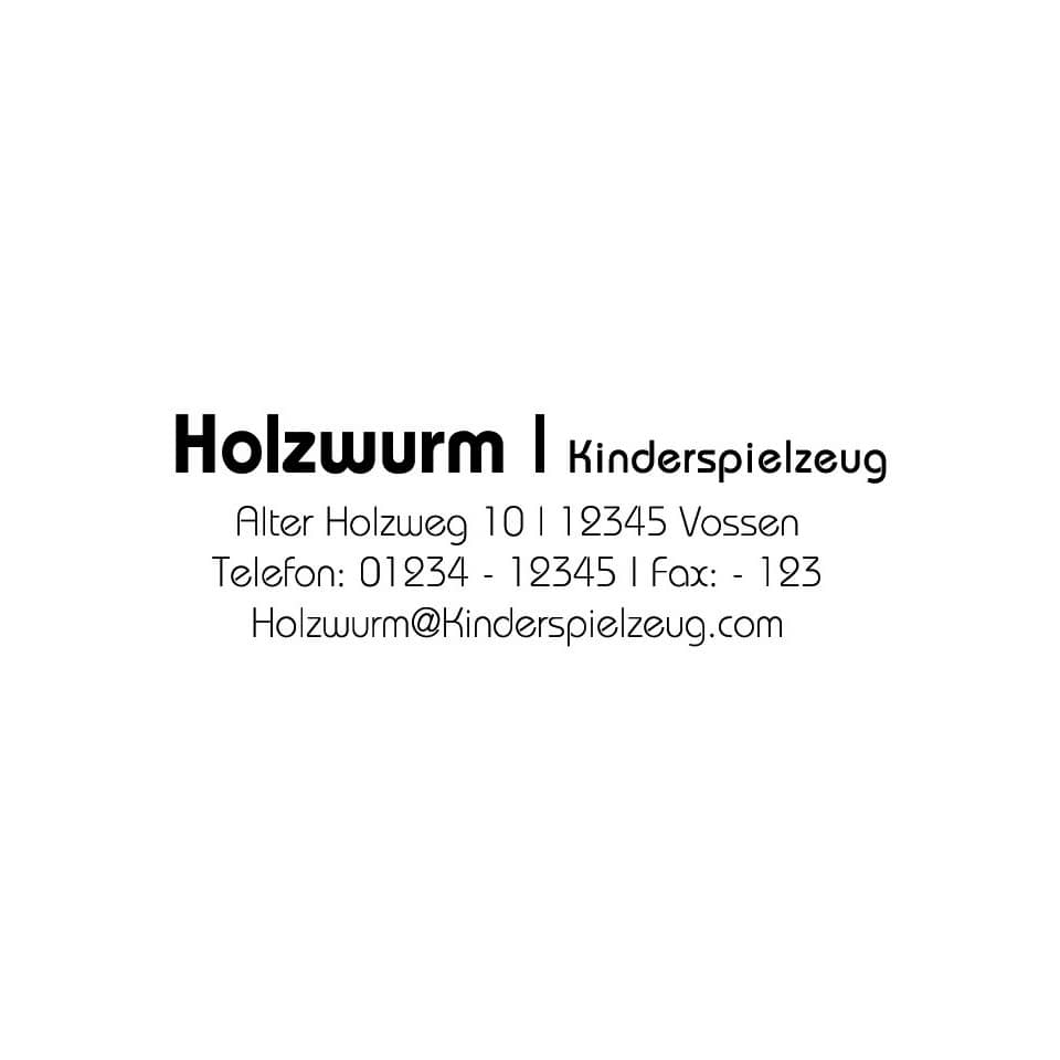 Holzwurm, Kinderspielzeug, Holz, Kinderlogo, Kontaktadresse