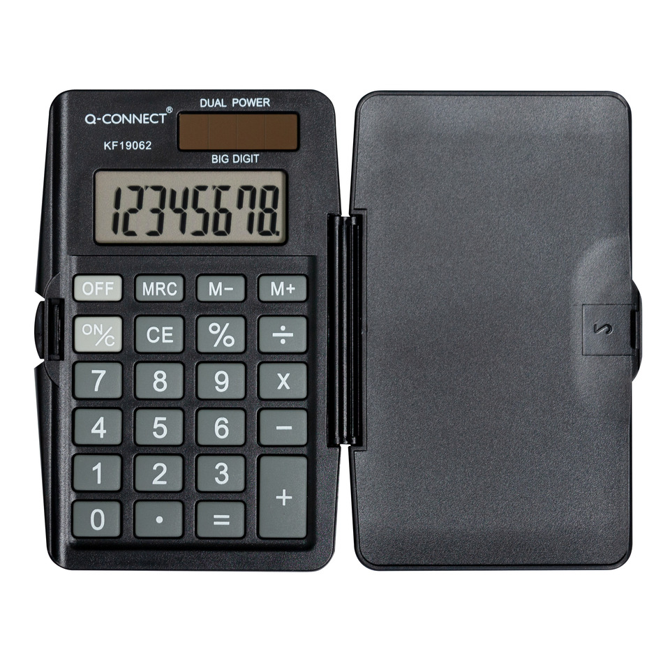 Taschenrechner, Mini-Rechner, LCD-Anzeige, Minitaschenrechner, Taschenrechner mit Klappcover