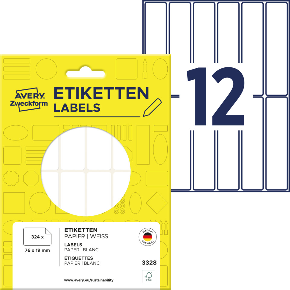 Etiketten, Labels, Kartenetiketten, Papier, Weiß