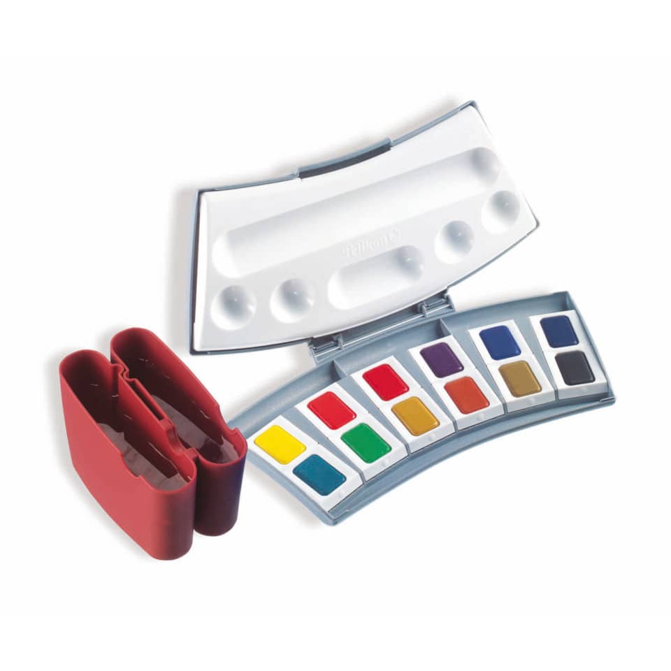 Aquarellfarben, Malkasten, Wasserfarben, Farbpalette, Kunstbedarf
