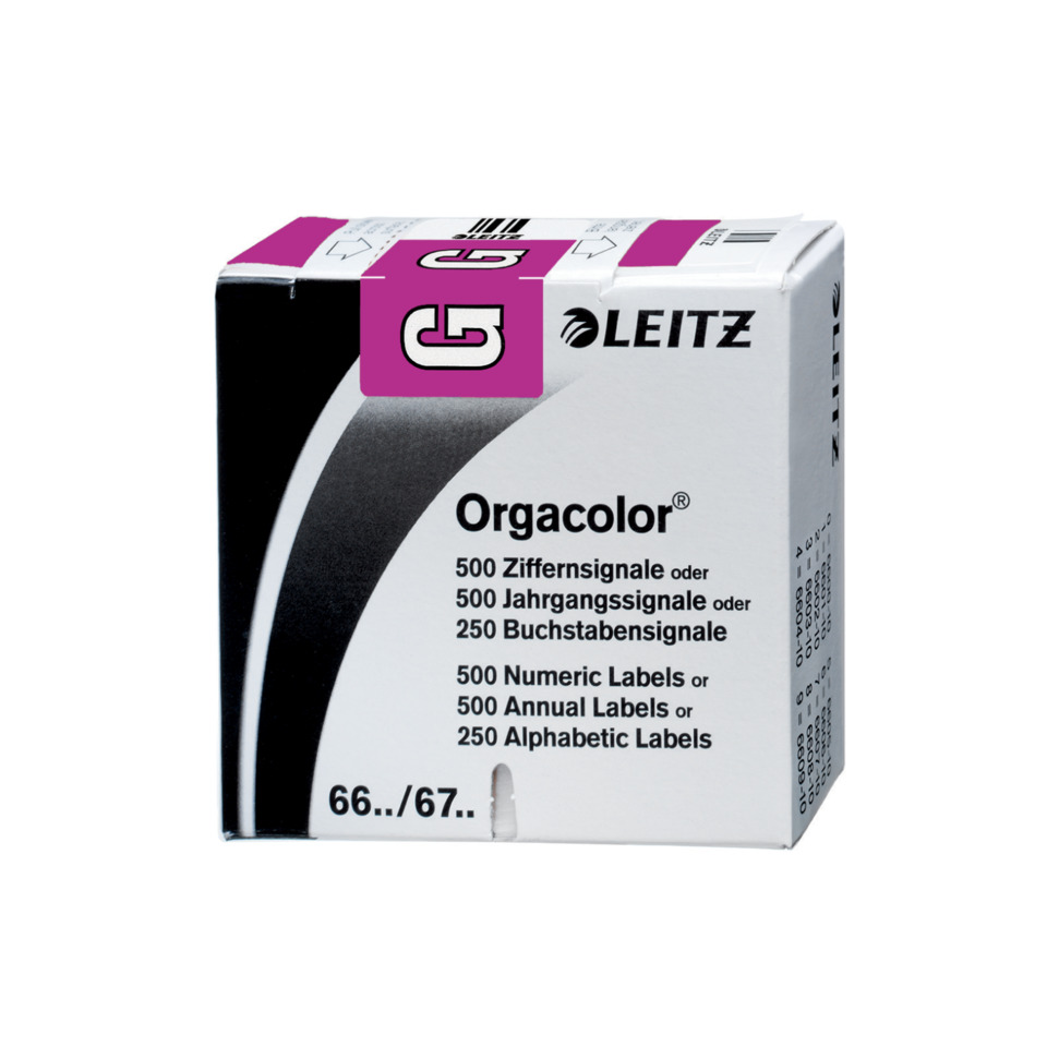Tintenpatrone, Orgacolor, Label, Leitz, Kartenetiketten, Orgacolor, Etikettenschachtel, Ziffernsignale, Buchstabensignale, Labelsystem