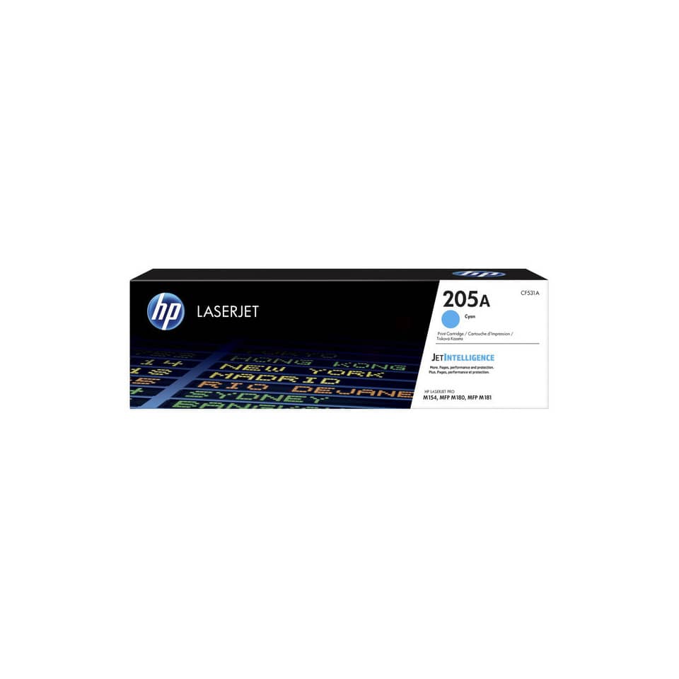 laserjet, druckerpatrone, color cyan, 205A, hp