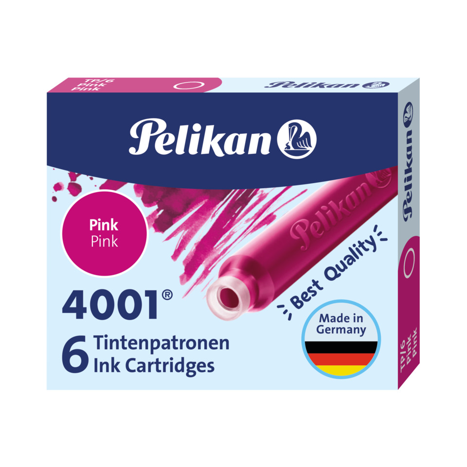 Tintenpatronen, Tintenkartuschen, Pink, Made in Germany, 6er Pack