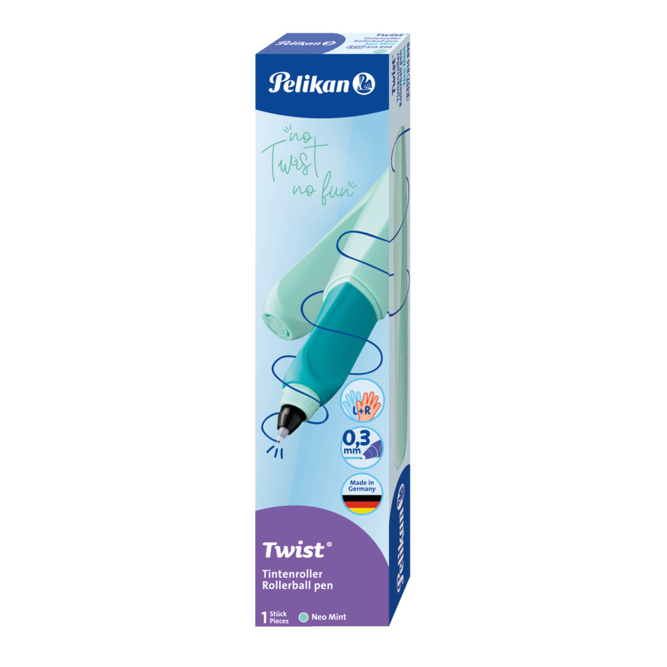 Tintroller, Rollerball pen, Tintenroller, Neo Mint, 0.3 mm, Tintenroller, Rollerball, 0,3 mm, Neo Mint, Made in Germany