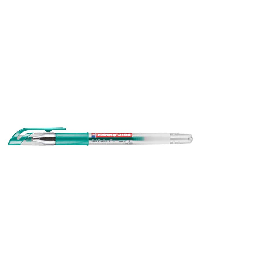 Kugelschreiber, Tintenroller, Gelsstift, Kappe, Teal