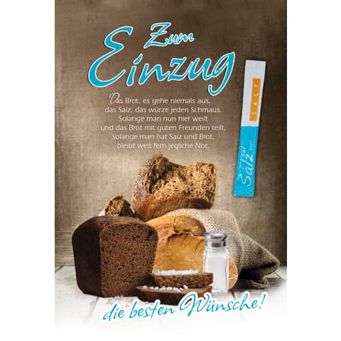 Glückwunschkarte zum Einzug  43-1058