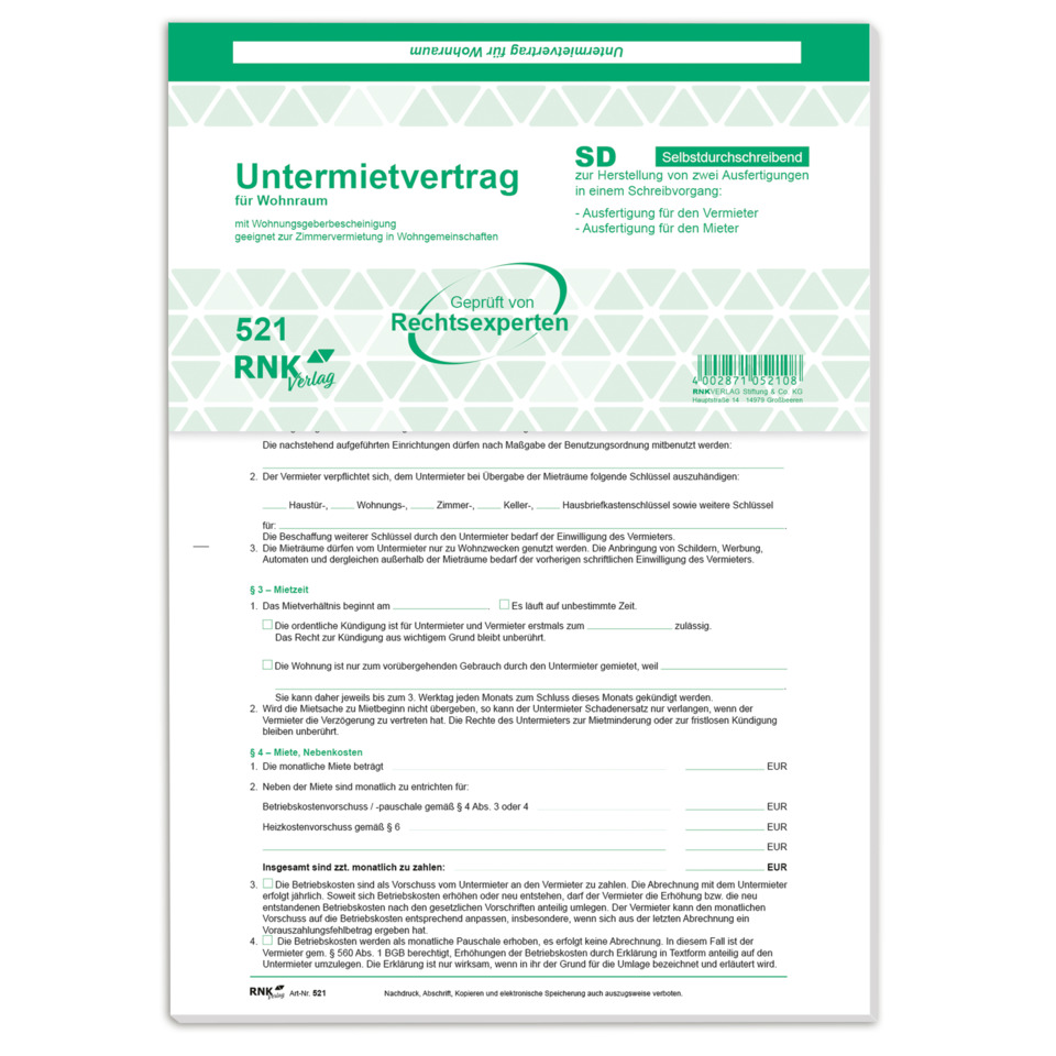 vertrag, mietvertrag, formular, würfel, deutschland