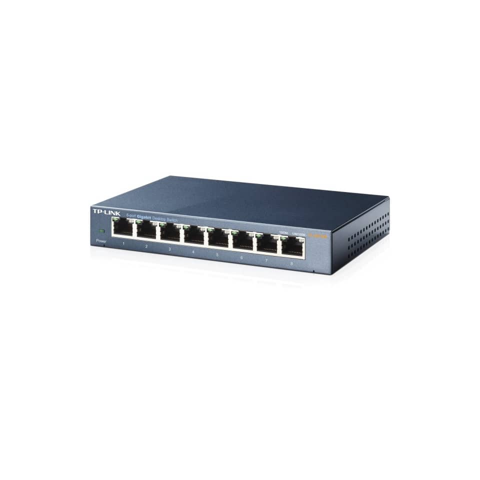 Switch, Netzwerk, Gigabit, 8-Port, Ethernet