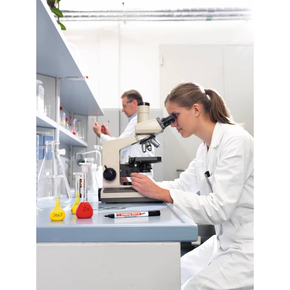Mikroskop, Labor, Laborgerät, Glasfläschchen, Pipette