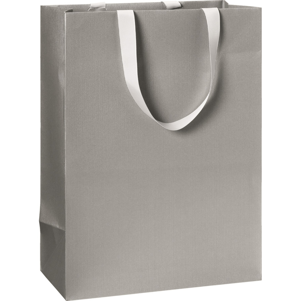 Geschenktragetasche One Colour, 30x23x13cm, silber STEWO 2544782196