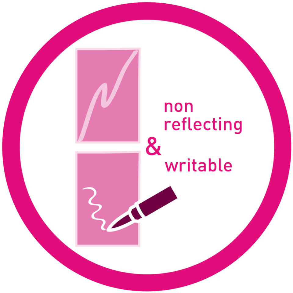 non reflecting, writable, marker, pink, logo not visible