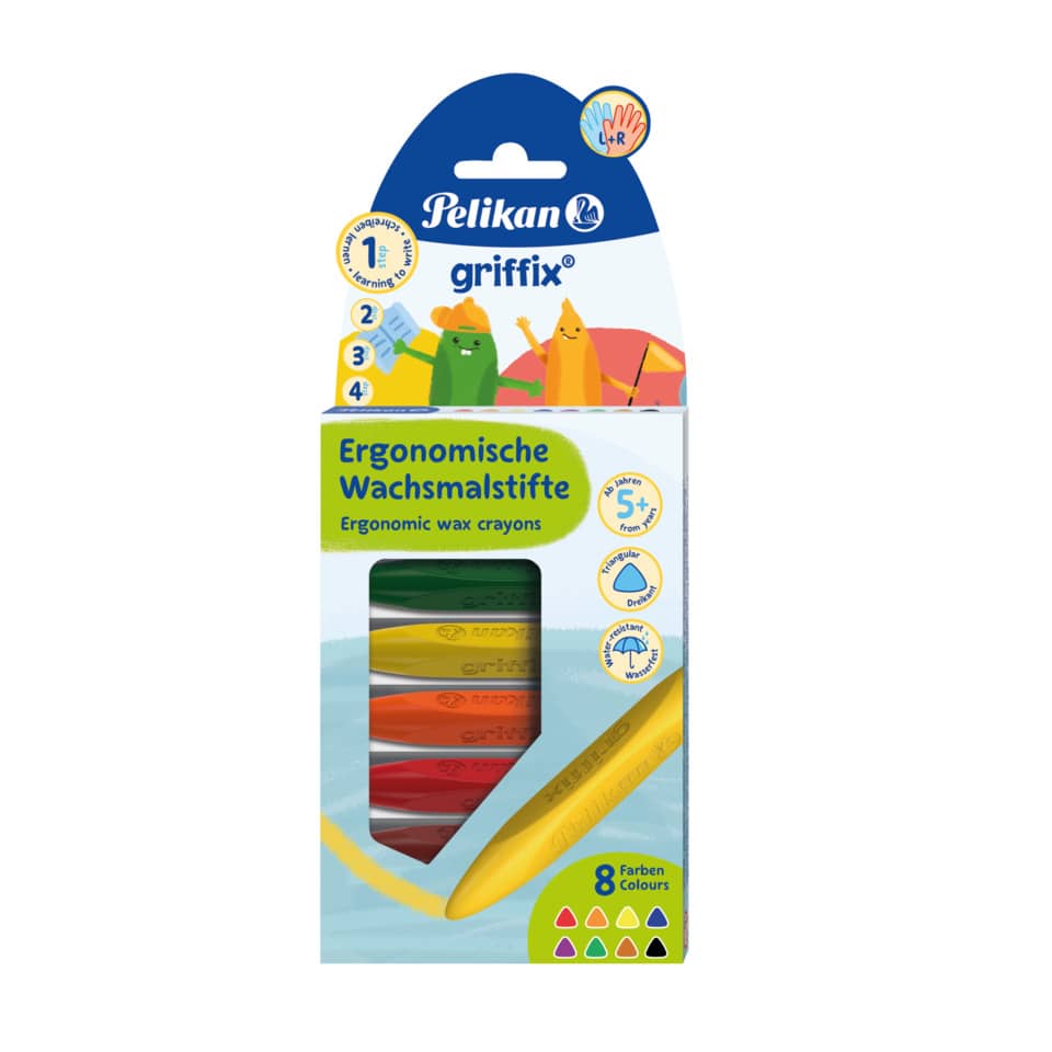 Ergonomische Wachsmalstifte, Wachsmalstifte, Buntstifte, Crayons, Ergonomisch