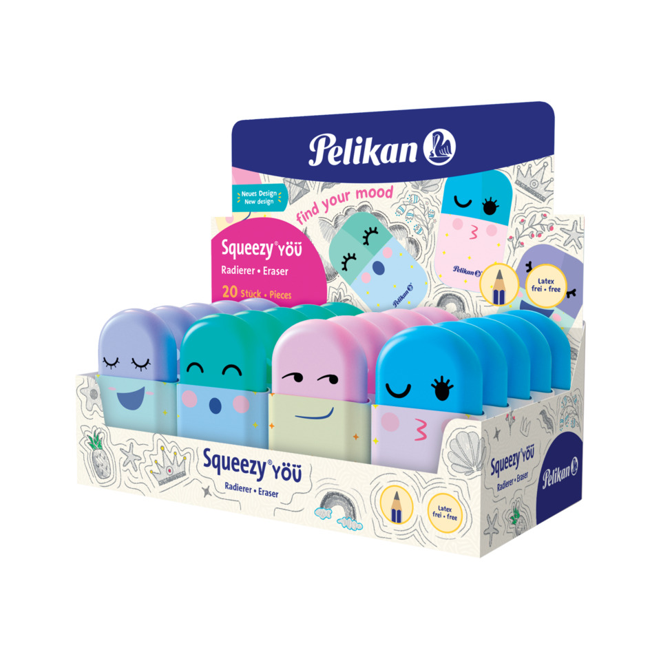 Radiergummi, Eraser, Squeezy You, Kreativset, Lahev-Form