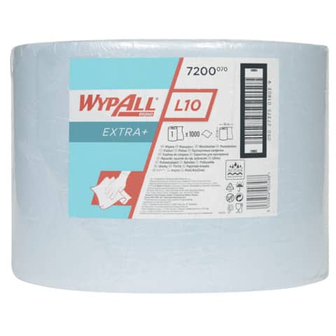 Wischtuch Rolle L20 Großrolle, 1-lagig, blau WYPALL 7200