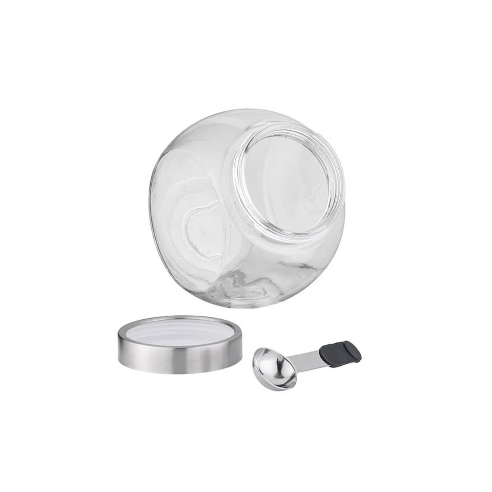 Glas, Einmachglas, Deckel, Messlöffel, Schöpfkelle