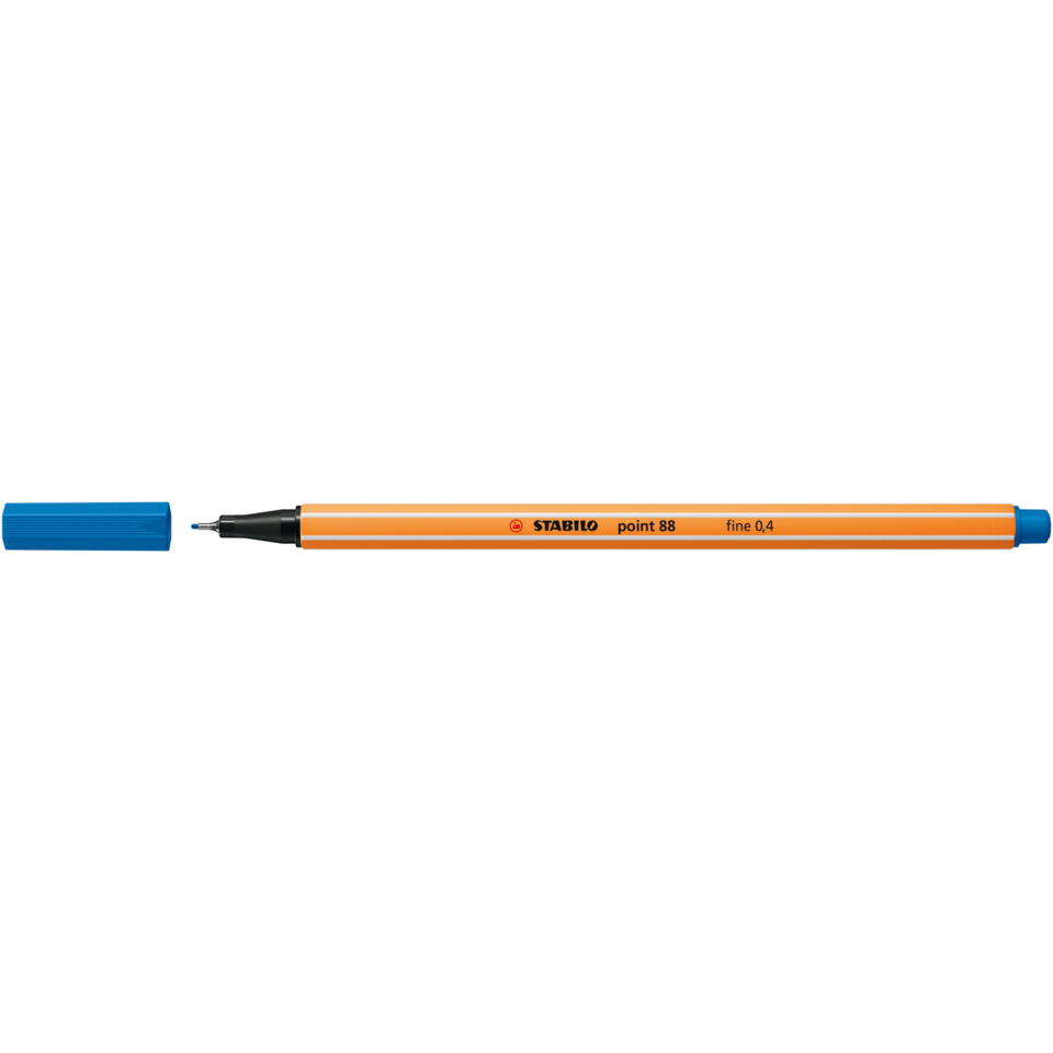 Marker, Fineliner, Orange, Stift, Stabilo