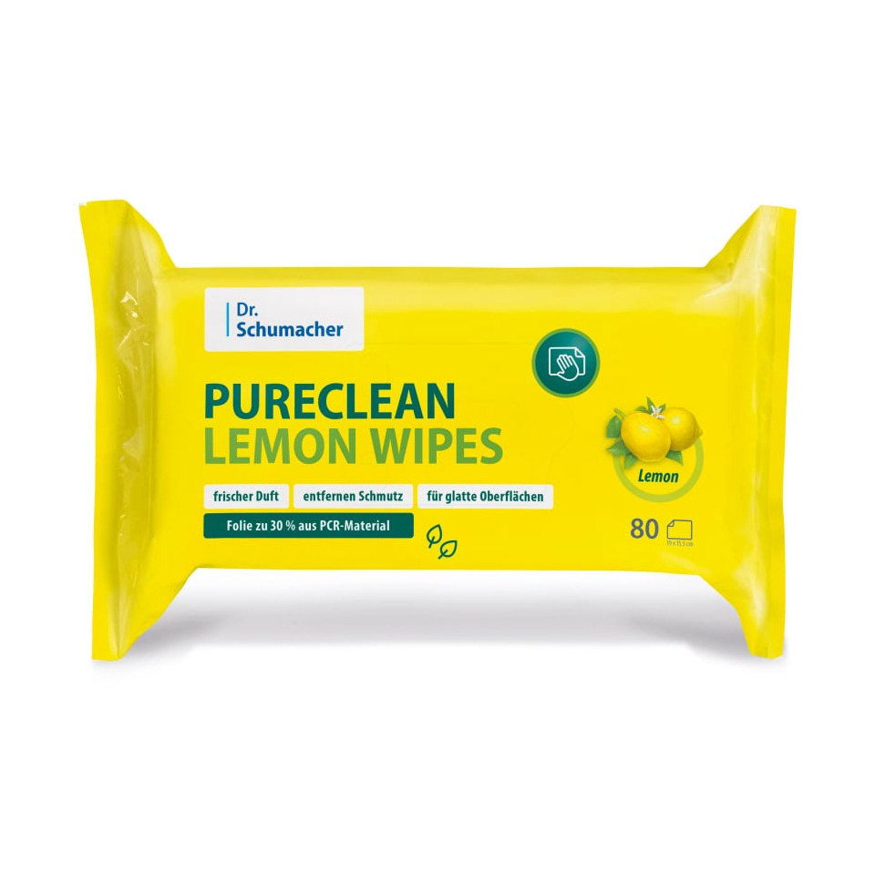 Putzlappen, Feuchttücher, Zitrone, PCR-Material, Einwegprodukt