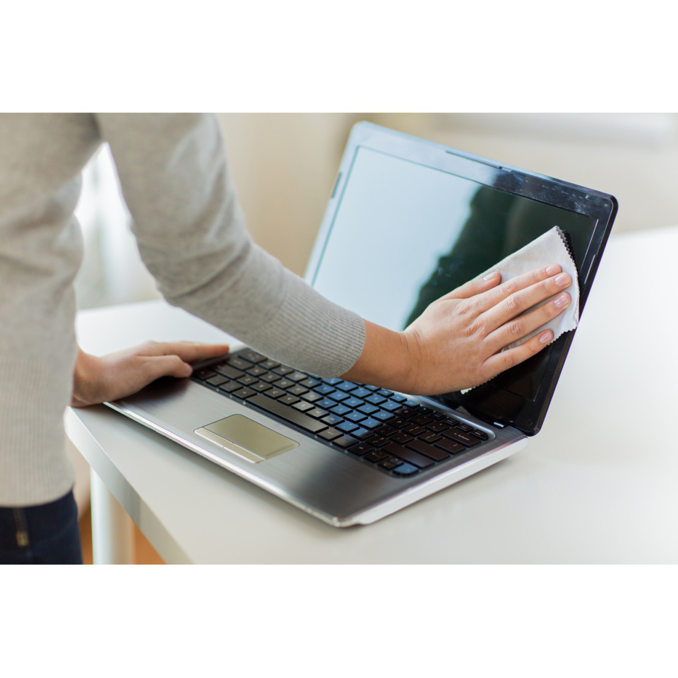 Laptop, Laptop-Display, Touchpad, Bildschirmreinigung, Aluminium