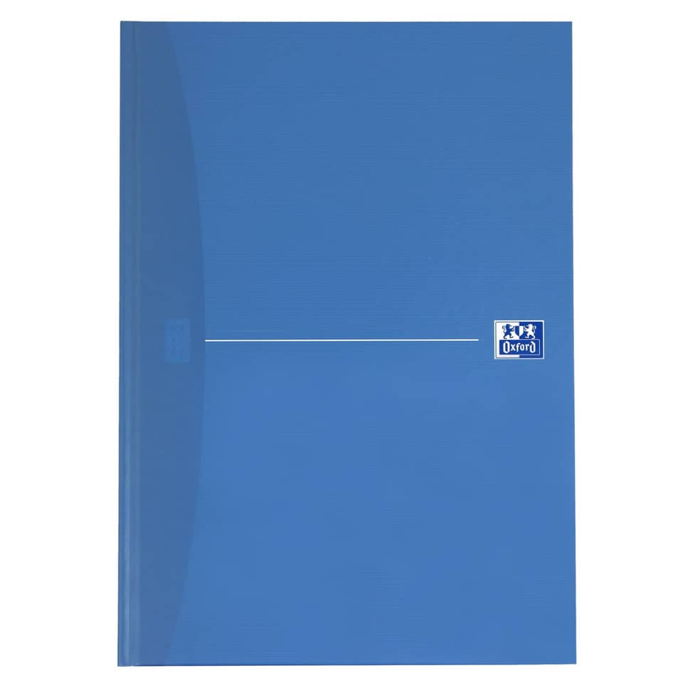 Notizbuch, blau, Oxford, spiralgebunden, A4