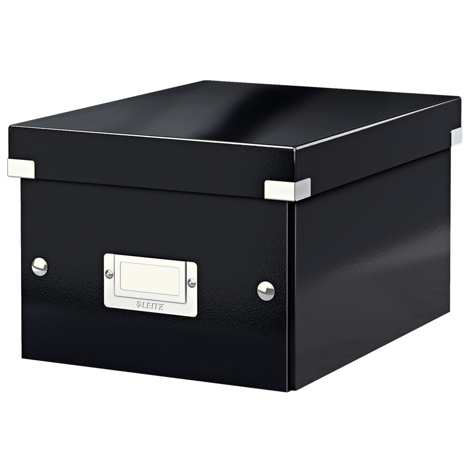 Box, Aufbewahrung, Schwarz, Deckel, Metallbeschläge, Box, Lagerbox, Schwarz, Metall, Labelhalter