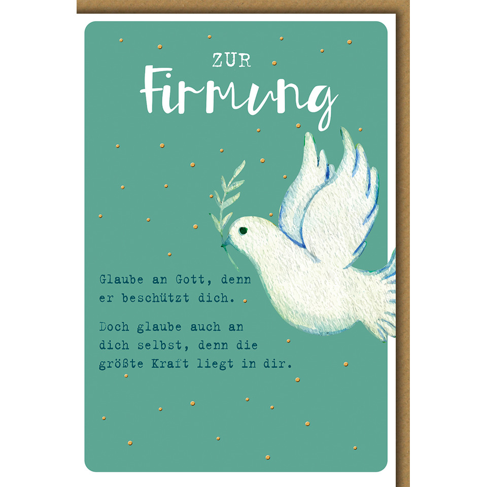karte, grußkarte, taube, grün, spruch