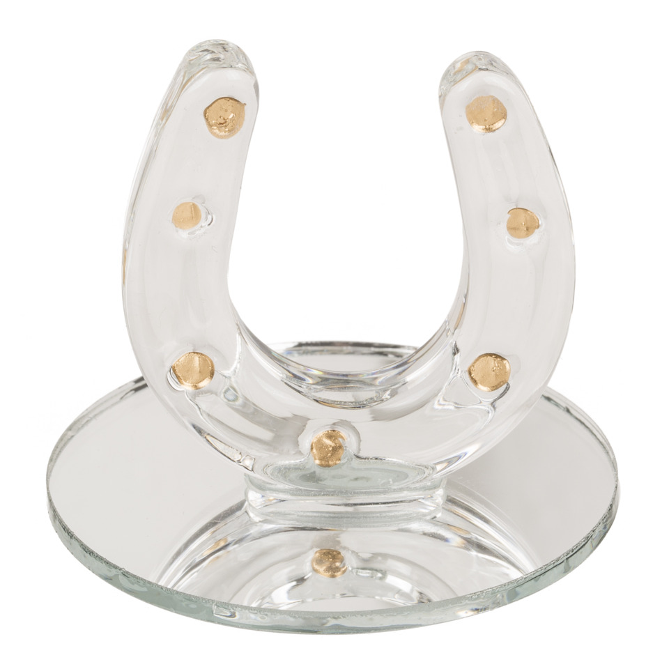 Mundschutzhalter, Zahnärztlich, Transparent, Glas, Goldakzente