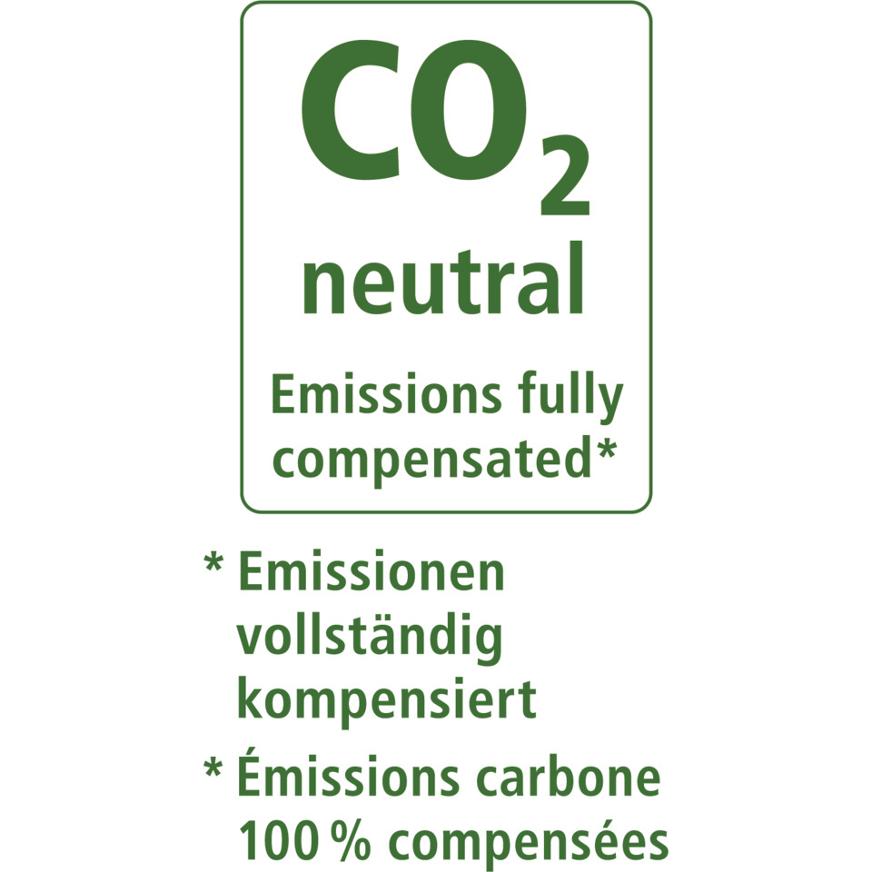 CO2 neutral, Emissionen, kompensiert, Kohlenstoff, Kennzeichnung