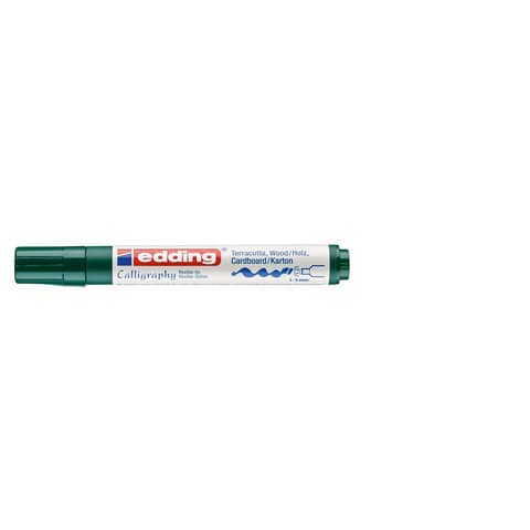 Kalligrafiemarker 1455, 1-5mm, flaschengrün EDDING 4-1455025