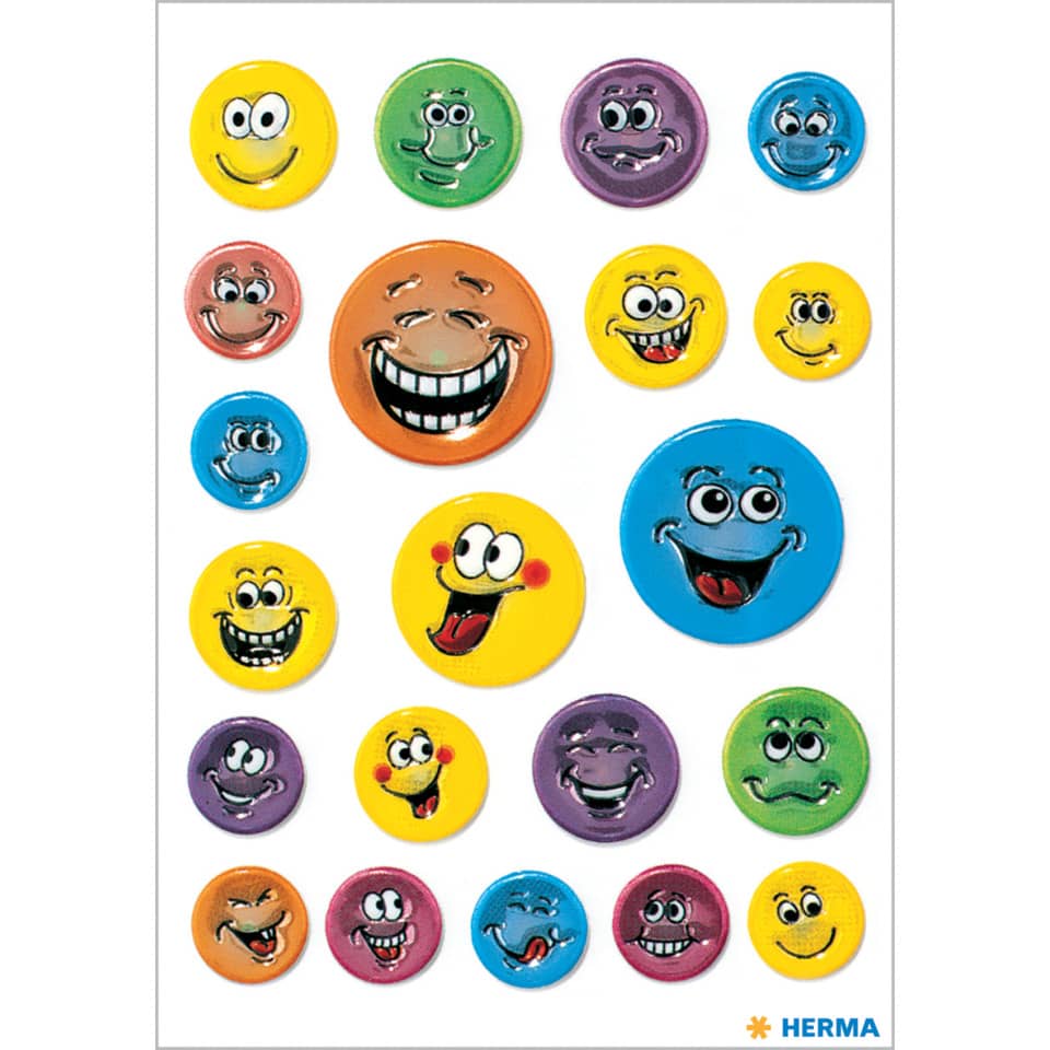 Knöpfe, Emojis, Gesichtsknöpfe, bunte Punkte, Cartoon-Gesichter