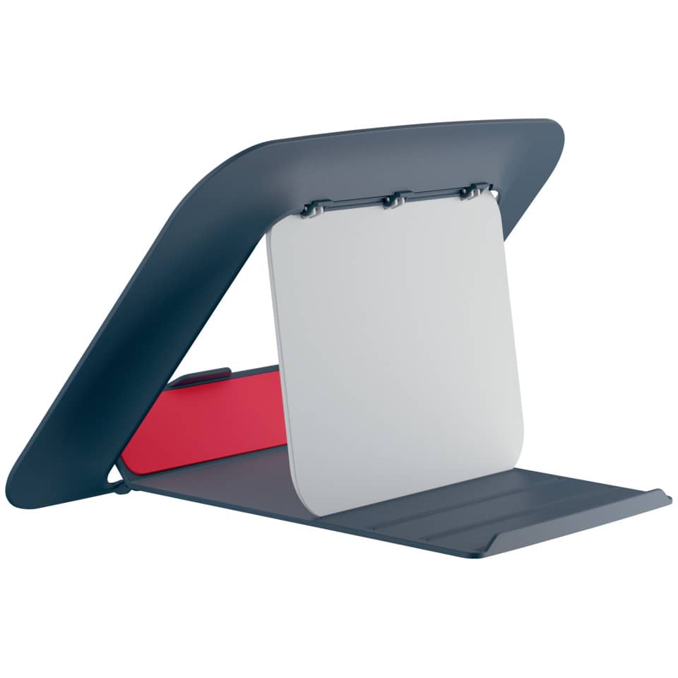 Laptopständer, Verstellbarer Stand, Farbblöcke, Aluminium, Zusammenklappbar