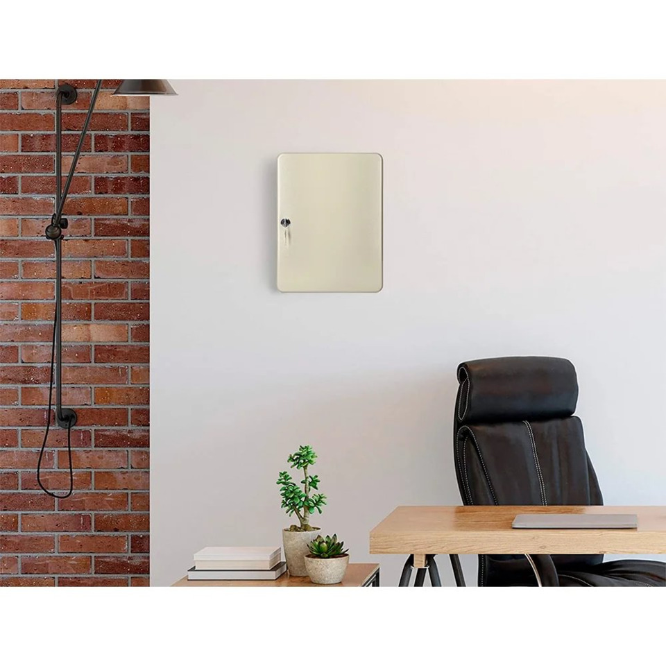 Büro, Schreibtisch, Stuhl, Wandmontage, Schrank