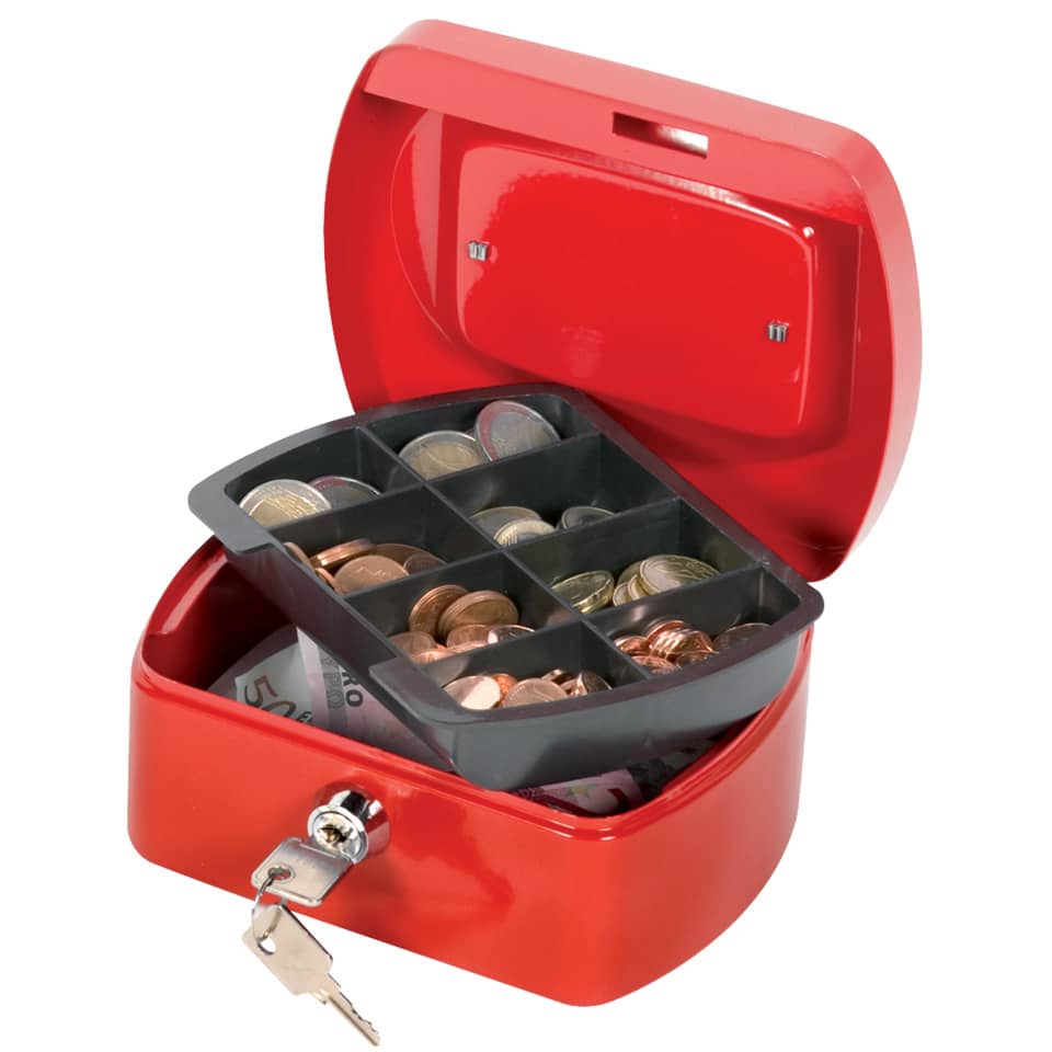Kassenbox, Münzbox, Schließfach, Kleingeldbox, Geldkassette