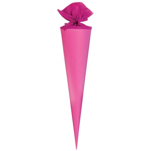 Bastelschultüte, Rohling, 70cm, Filzverschluss, pink GOLDBUCH 97826