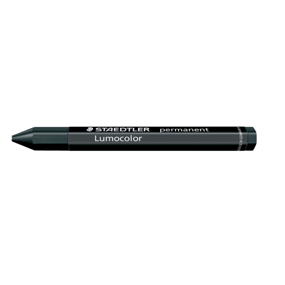 Lumocolor, Kohlestift, Permanent marker, Graustufen, Staedtler
