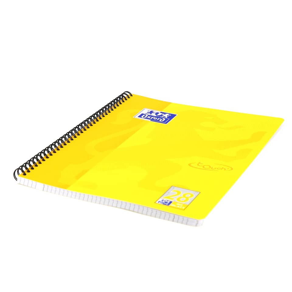 Spiral notebook, Notizbuch Spiral, Gelb, Line grid, A4?