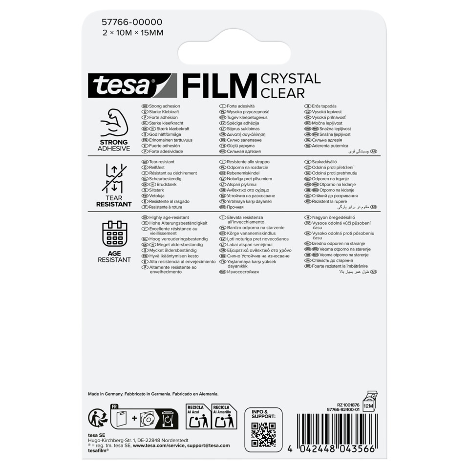 film, klar, krystal, klebeband, reissfest