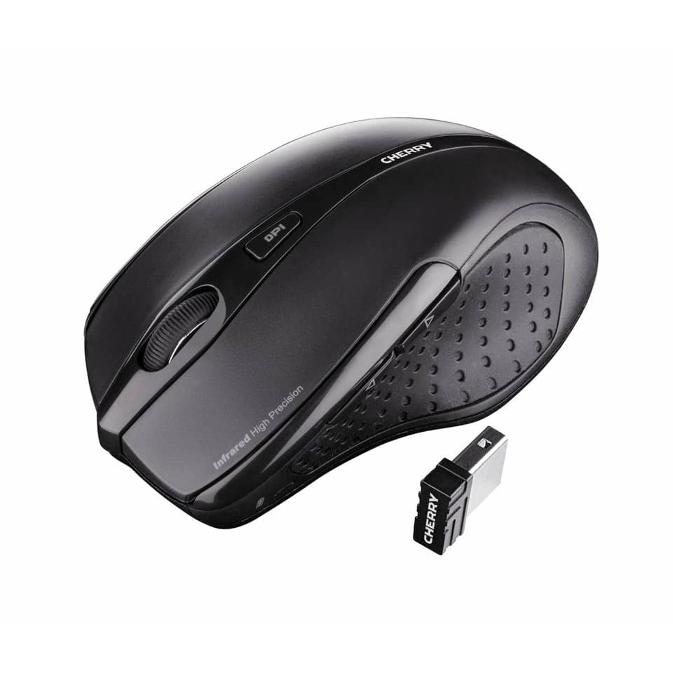 Maus, Computermaus, Drahtlos, USB-Empfänger, Gummierte Grifffläche