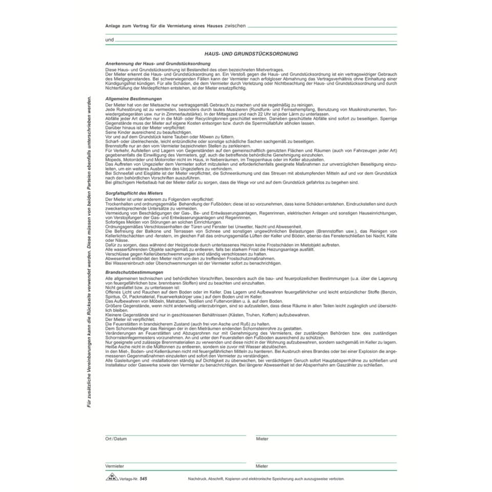 Haus, Vertragsdokument, Mietvertrag, Grundstück, Vermietung