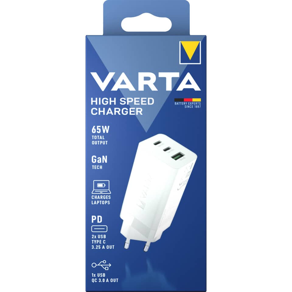 Ladegerät, USB-C_PD, 65W, GaN, Laptopenladegerät