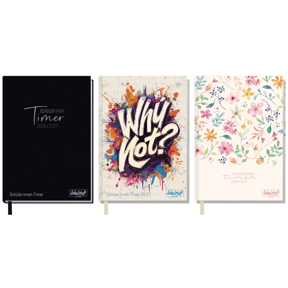 Notizbuch, Schulplaner, Graffiti-Design, Kalender, Schulmaterial