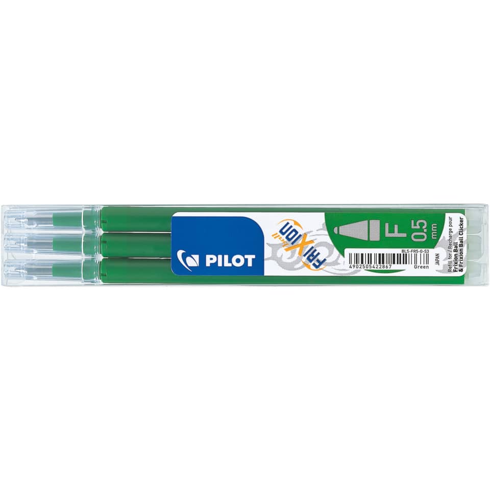 Kugelschreiber, Teststäbchen, Grün, 3er-Pack, Pilot