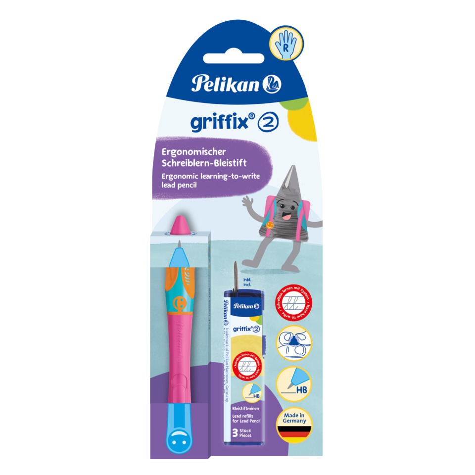 Ergonomischer Bleistift, Lead Pencil, Bleistiftspitzt, HB-Bleistift, Kinderstudio