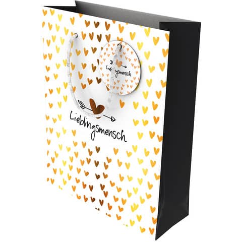 Geschenktragetasche Lieblingsmensch, 23 x 18 x 8 cm EigenArt 463008