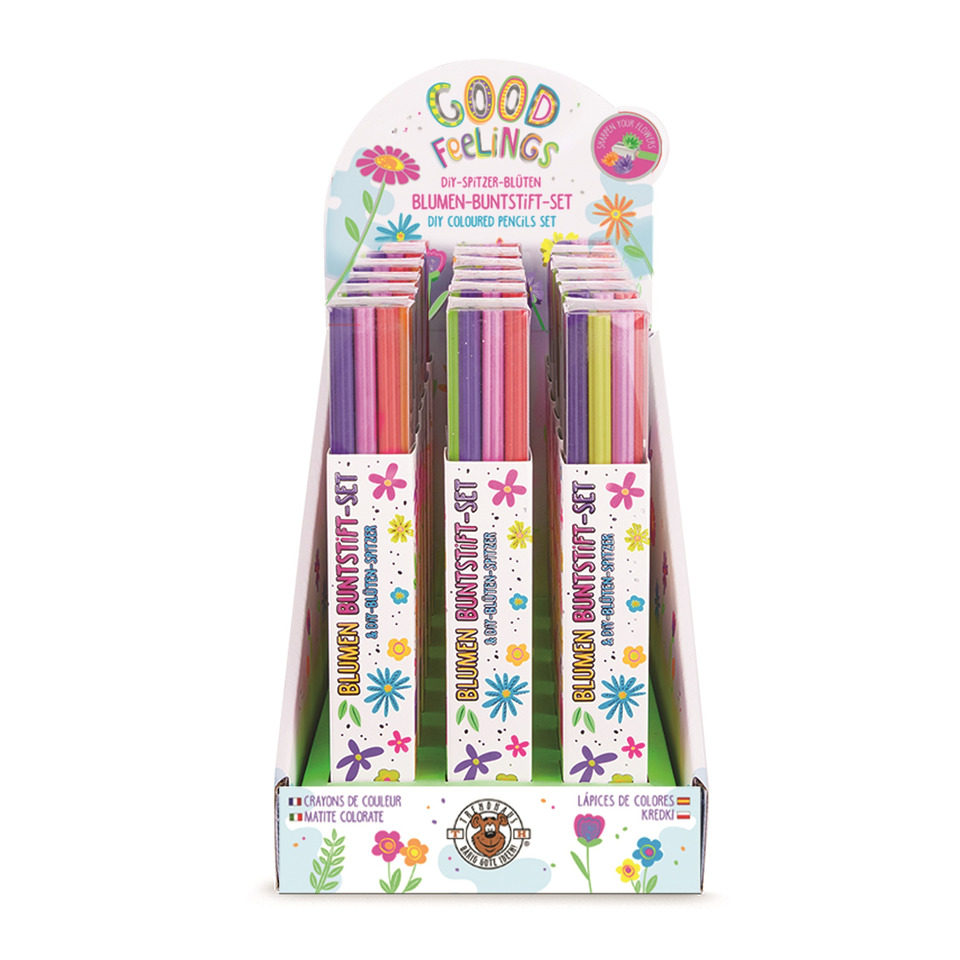 Farbstift-Set mit Spitzer, 10-teilig TRENDHAUS 964243